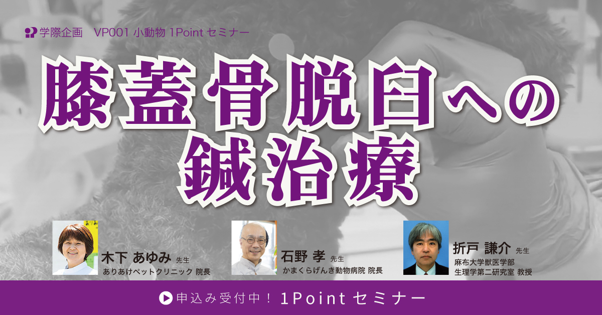 VP001 膝蓋骨脱臼への鍼治療