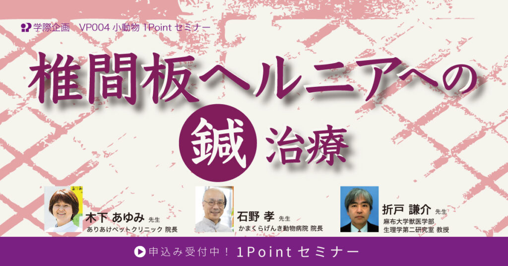 椎間板ヘルニアへの鍼治療