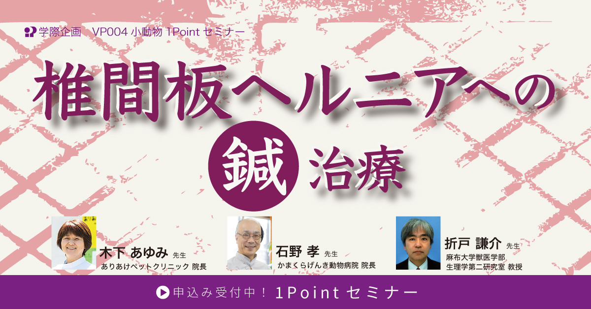 VP004 椎間板ヘルニアへの鍼治療