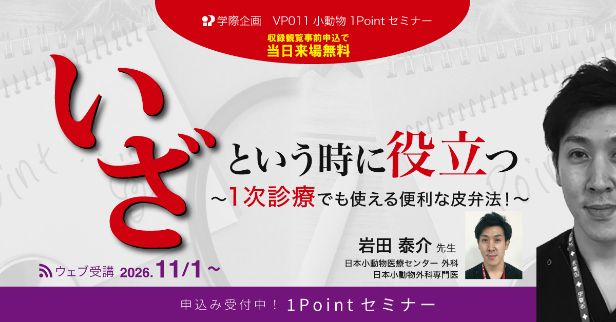 VP011　いざという時に役立つ